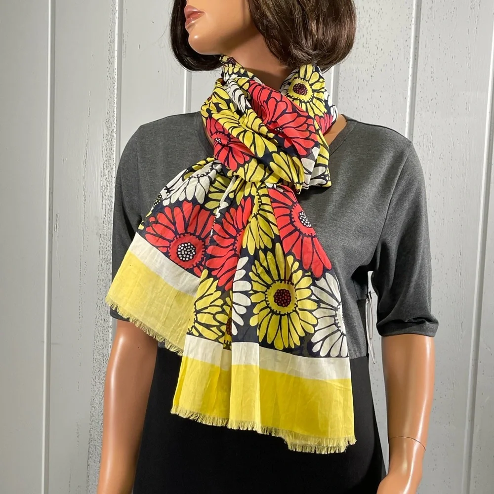 Talbots Women's Floral Oblong Scarf